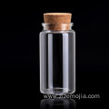 High borosilicate glass tube wishing bottle with cork